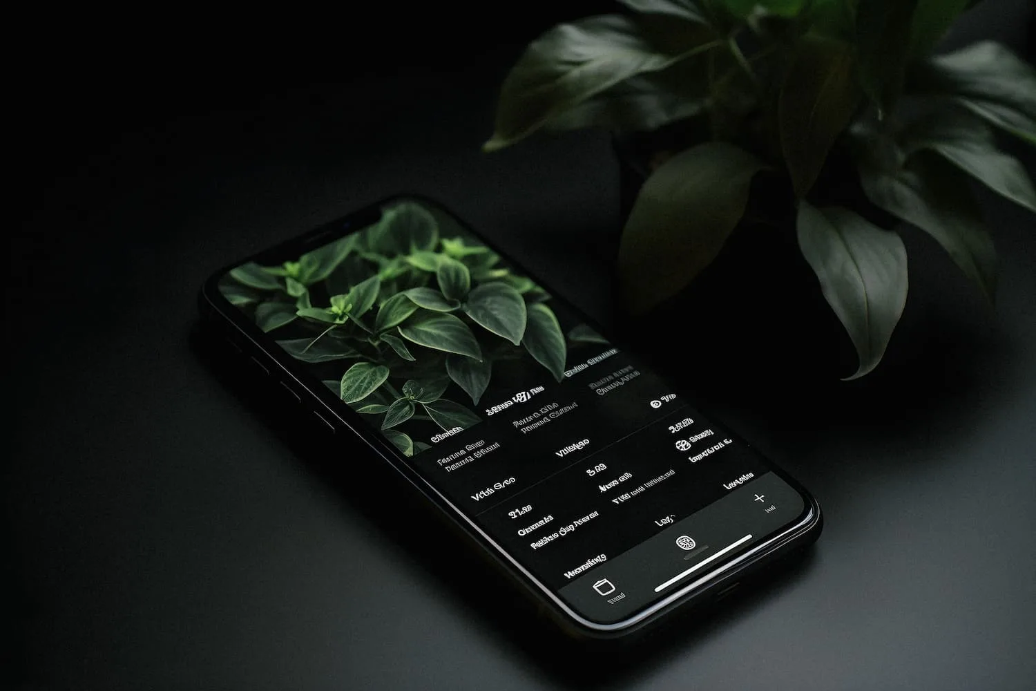 telefono-planta-pantalla-que-dice-palabra Tarjetas digitales de negocio su impacto en las ventas online